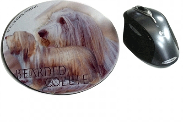 Mousepad Bearded Collie 1