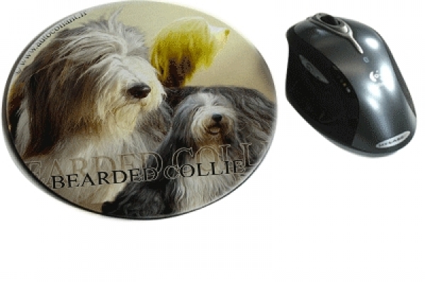Mousepad Bearded Collie 2