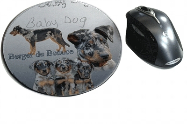 Mousepad Beauceron 3 Welpen