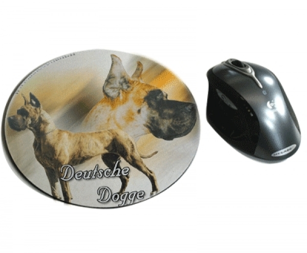 Mousepad Deutsche Dogge gelb / gestromt 3