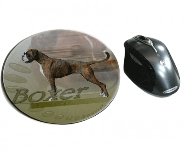 Mousepad Deutscher Boxer Hund 2 gestromt