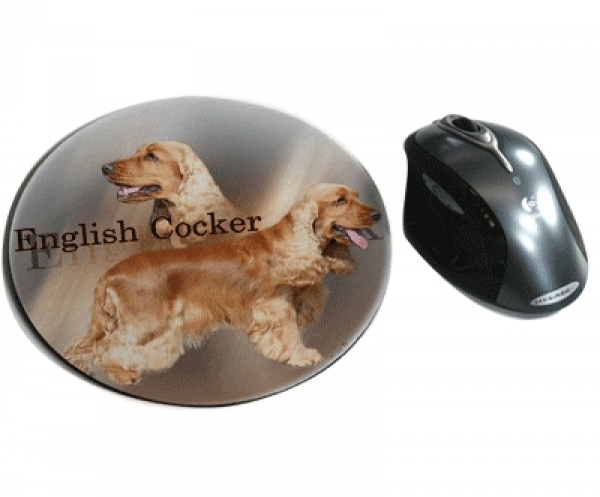 Mousepad Englisch Cocker Spaniel braun