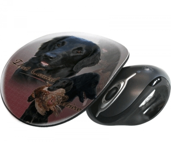 Mousepad Flat Coated Retriever 2