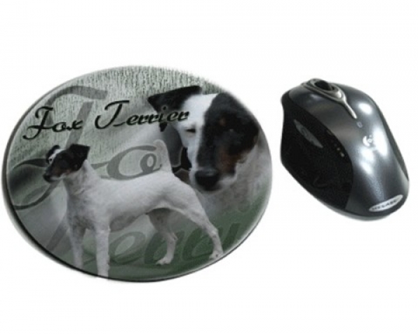 Mousepad Fox Terrier 3 Glatthaar