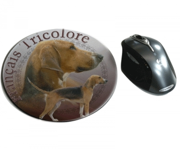 Mousepad Francais tricolore / Französischer Laufhund