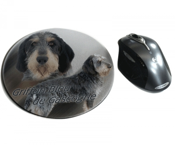 Mousepad Griffon bleu de Gascogne
