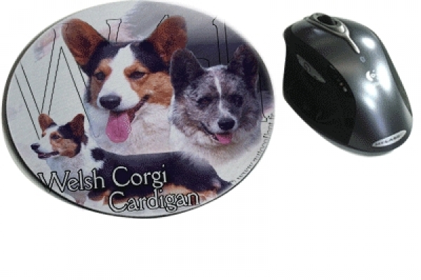 Mousepad Welsh Corgi Cardigan