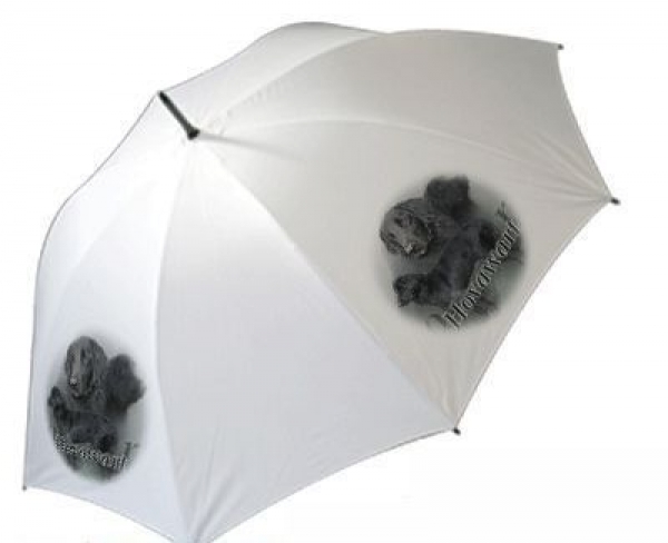 Regenschirm Motiv Hovawart 3 schwarz