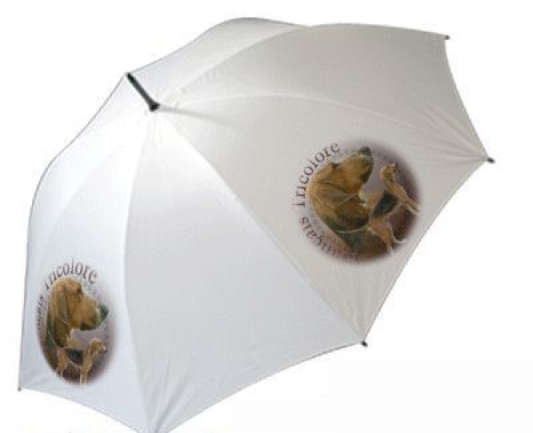 Regenschirm Motiv Francais tricolore / Französischer Laufhund