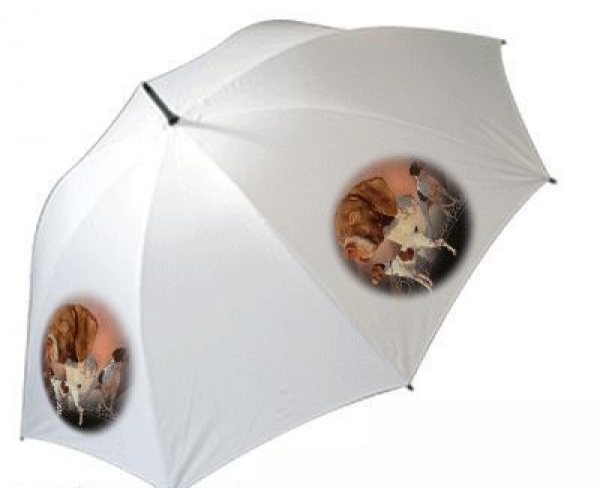 Regenschirm Motiv Braque francais / Französischer Vorstehhund
