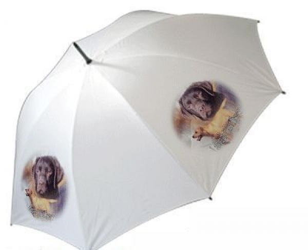 Regenschirm Motiv Labrador Retriever chocolate / braun 4