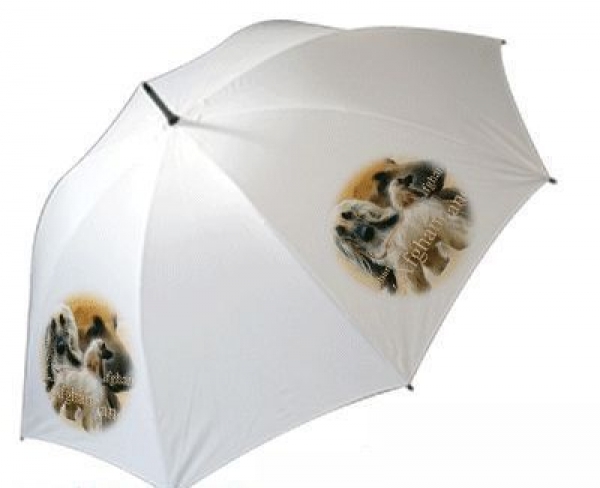 Regenschirm Motiv Afghane 3 Afghanischer Windhund