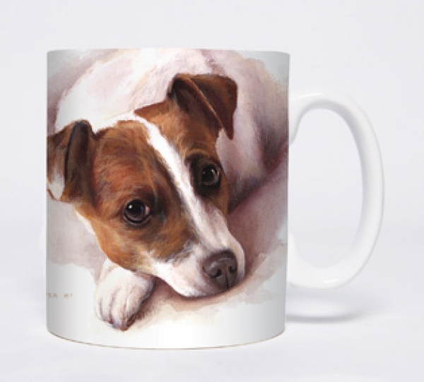 Tasse Motiv Jack Russell Terrier Aquarell