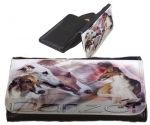 Frauen Geldbörse Brieftasche Barsoi / Russischer Windhund